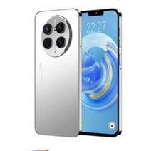 [해외] 언락폰 자급제폰 Unlocked Dual SIM Smart Phone with 7.3 Inch Screen and Android 12 Mobile, Black, one option, 블랙