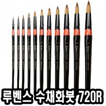 루벤스 수채화붓 720R환 12호(마모) -40049 _ 230317469ea, 본상품선택, 본상품선택