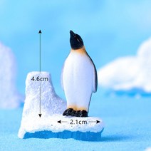 미스토토 테라리움재료 북극 남극 펭귄가족 물개 빙산 눈모형 동물피규어, P989_4번 엄마 펭귄 1P