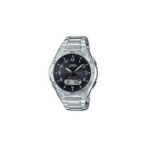 카시오 Casio 손목시계 WAVECEPTOR 세계 6국 전파 대응 솔라 워치 아나 디지 콤비 모델 WVAM640D1A2JF 남성
