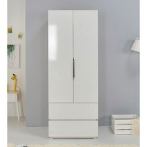 2단서랍형 초등학생 아이방 높은 옷장 (높이2080) 옷걸이장 보관함 가성비, 메이플