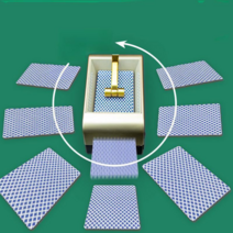 트럼프 카드 셔플기 포커 홀덤 블랙잭 카지노 셔플링, 화이트