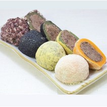 [수가성오메기떡] 달지않아 맛있는 제주 오메기떡 개별포장떡 식사대용떡, 4종 혼합 25개입 선물포장