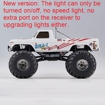 RC카 자동차 FMS 새로운 도착 1/24 FCX24 최대 Smasher RC 자동차 4WD 픽업 트럭 등반 차량, 01 V2 White RTR