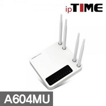 유무선 / 100Mbps / AC1200(Wi-Fi 5) / 최고무선속도 : 867Mbps / 라우터형 / 전원플러그형 / iptime A604MU