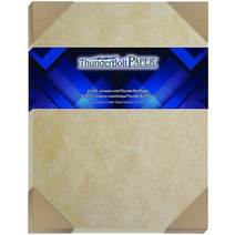 중간 사이즈 - 오래된 색상의 오래된 양피지 카드 종이 시트 앤티크 캘리그래피 스크롤 초대장 인증서 빈티지 스크랩북 프린터 또는 컴퓨터 용; 65lb 커버 243 GSM