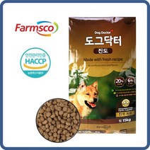 도그닥터 진도 15kg 강아지사료, 곡물