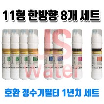 동양매직 WPU-6212C 호환정수기필터 11인치 한방향 8개1셋트, 1개, B타입