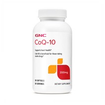 GNC 코큐텐 200mg 30소프트젤 코엔자임Q10, 1개, 기본
