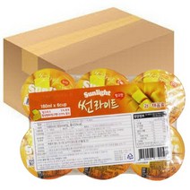 썬라이트 망고맛 1080ml (180ml x 6입) 8개입 1박스, 8개
