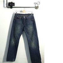 리바이스 블루 데님 스트레이트진 남자 0460