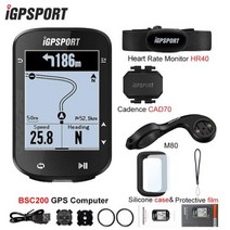 자전거네비게이션자전거 네비 BSC200 iGPSPORT ANT GPS 컴퓨터 라이딩 사이클링 주행 거리계 경로 탐색 무선 속도계 지원 파워 미터, BSC200 set 7