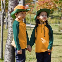 유키즈 아동 아웃도어 캥거루티 옐로우