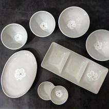 배꽃정감 2인/4인세트 모음 식기세트, 2인세트-7p 구성