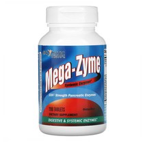 네이처스웨이 메가자임 효소 트립신 파파인 325mg 200정 1통, 1개, 기본