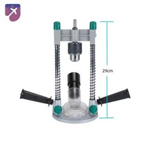 드릴 목공 기계 도구 가정용 가이드 벤치 프레스, 업그레이드 거치대(클램프포함)+먼지커버