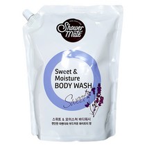 샤워메이트 스위트 앤 모이스처 대용량 업소용 바디워시 바디클렌저 2000ml 1개