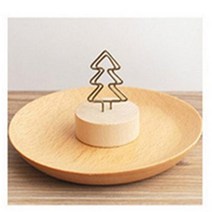 우주로직 메모홀더/집게 책상 노트 폴더 크리에이티브 나무 사진 클립 결혼식 호의 장소 카드 홀더 테이블 사진 메모 번호 이름 클립 메시지 클립, T