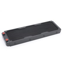Gnorium 360mm 3x12cm 알루미늄 라디에이터 열교환기 수냉 18 튜브, 한개옵션0