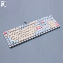 사오파오 베이비 키캡 PBT 체리 염료승화 영문/한글, 영어 각인