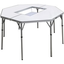 BBQ 테이블 로우 겸용 팔각형 대사이즈 테이블, 단품