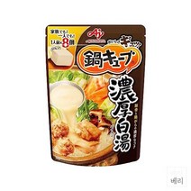 일본 Ajinomoto Nabe Cube Rich White Hot Water 아지노모도 나베 큐브 전골 육수 73g 6팩, 6개
