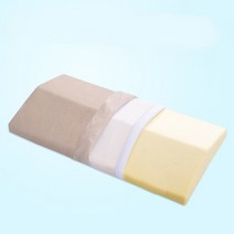 임신 허리 베개 대나무 숯 느린 리바운드 메모리 폼 자궁 경부 뒤로 건강 통증 수면 쿠신, 02 Cream_01 60x24cm