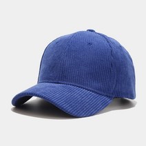 남자볼캡 코듀로이 야구 모자 남여 빈티지 모자 여성 남성 야외 조절 힙합 고라스 스냅 백 봄 가을, head size 55-60cm, sapphire