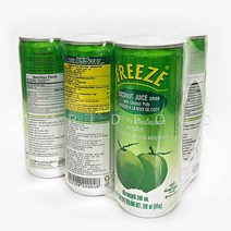 월드푸드 태국 코코넛 과육 쥬스 프리즈 코코팜 음료수 COCONUT JUICE, 6개, 240ml