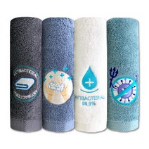 [바보사랑] 데이클린 150g 세면타올 기념수건 답례품, 새옵션(1):하얀색