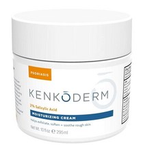켄코덤 건선 모이스처라이징 크림 295.7ml 10온스1병 피부과 전문의 개발 무향 무색 Kenkoderm, 10 Ounce (Pack of 1)