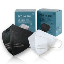 [태화론]KF94새부리형 화이트or블랙100매 유럽CE인증 개별포장 숨쉬기편한 마스크 귀편한마스크, KF94화이트50매+KF94블랙50매