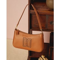 22FW [DAKS GIFT][풀패키지동봉] 브라운 DD로고 소가죽 미니숄더백 DCWA2F985W2