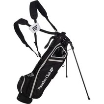 Founders Club 골프 백 스탠드 경량 선데이 골프백 듀얼 스트랩 휴대간편한 피치, Black