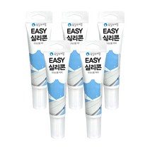 욕실의여왕 실리콘 스크래퍼 헤라 타일 줄눈 제거기, 이지실리콘 5개