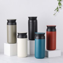 트래블 텀블러 500ml 레이저 각인 주문제작 DD-10033 텀블러 보온병 물병 커피, 카키