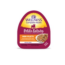 웰니스 강아지 쁘띠 앙뜨레 구운 닭고기와소고기85g x12개 강아지 습식 사료, 1개