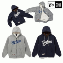 뉴에라 뉴에라 보아 집업 MLB 쿠퍼스타운 스크립트 후드 집업 2종 13338678 8679 13338678 13338679