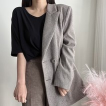 옷장필수템 촤르르 실키 브이넥 무지 반팔티