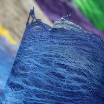 구름한지 닥줄기 말린 닥나무 섬유줄기 인테리어용 다자인 공예용, 파랑색