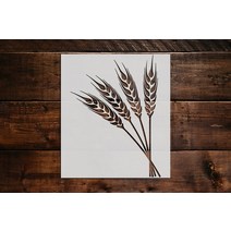 스텐실도안 그림 템플릿 금형 재사용 가능한 플라스틱에 대한 재사용 가능한 밀, 없음