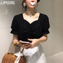 패션마켓3 마드리 셔링 블라우스 셔링블라우스 브이