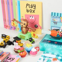부키부키 플레이박스 월령별 그림책 한글책2권+완구1종+워크북1종+모바일가이드, 14개월