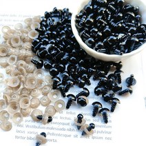 장난감 아이용 블랙 플라스틱 봉제 안전 눈 아미구루미 DIY 공예 재미있는 동물 인형 액세서리 5-14mm 5, 05 9mm_02 50pcs