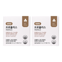 유유유 호주산 프로폴리스 캡슐, 2박스, 60정