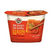 백설 컵전 김치전, 210g, 1개