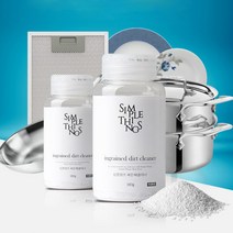 심플띵즈 찌든때클리너 탄냄비닦는법 주방 스텐냄비세척 후드기름때제거 세척제, 심플띵즈 찌든때클리너 180g x 4