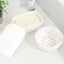헬스장 목욕탕 위생용 뚜껑있는 비누케이스 액체세제 샴프통 인테리어, 원형