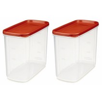 Rubbermaid 16컵 건조 식품 용기 2팩 투명 USA 미국