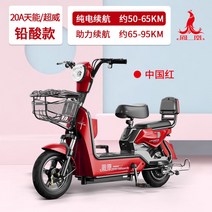 자토바이 가성비 자전거 스쿠터 미니벨로 전동 배터리 전기, 48V, 20Ah, 레드